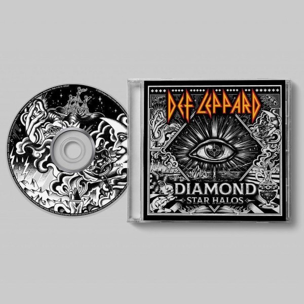 Def Leppard Diamond Star Halos CD Kompaktiniai Diskai Kompaktai 