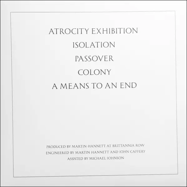 Joy Division - Closer – Vinilinės plokštelės