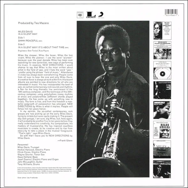Miles Davis - In A Silent Way – Vinilinės plokštelės