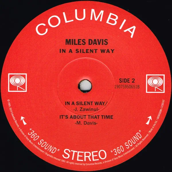 Miles Davis - In A Silent Way – Vinilinės plokštelės