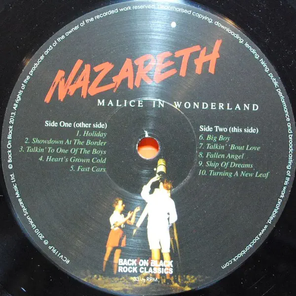 Nazareth - Malice In Wonderland – Vinilinės plokštelės