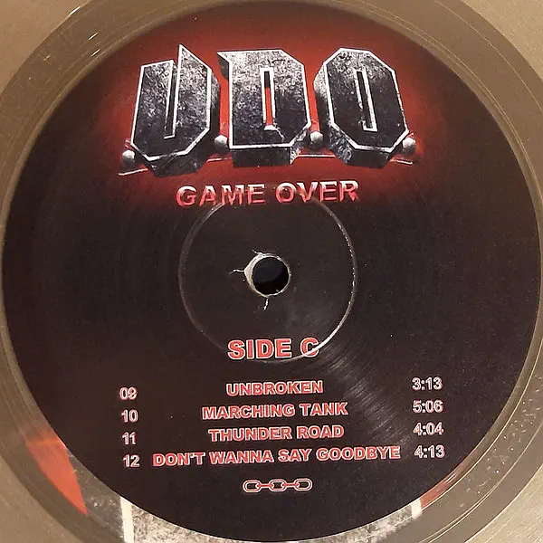 U.D.O. - Game Over – Vinilinės plokštelės