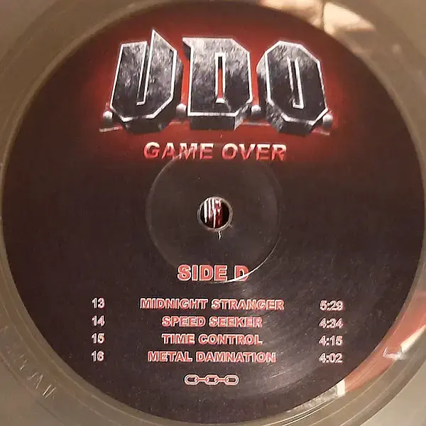 U.D.O. - Game Over – Vinilinės plokštelės