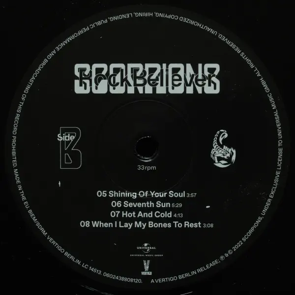 Scorpions - Rock Believer