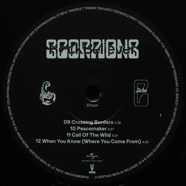 Scorpions - Rock Believer
