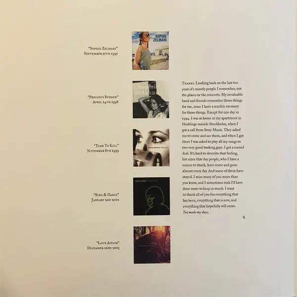 Sophie Zelmani - 1995-2005 A Decade Of Dreams