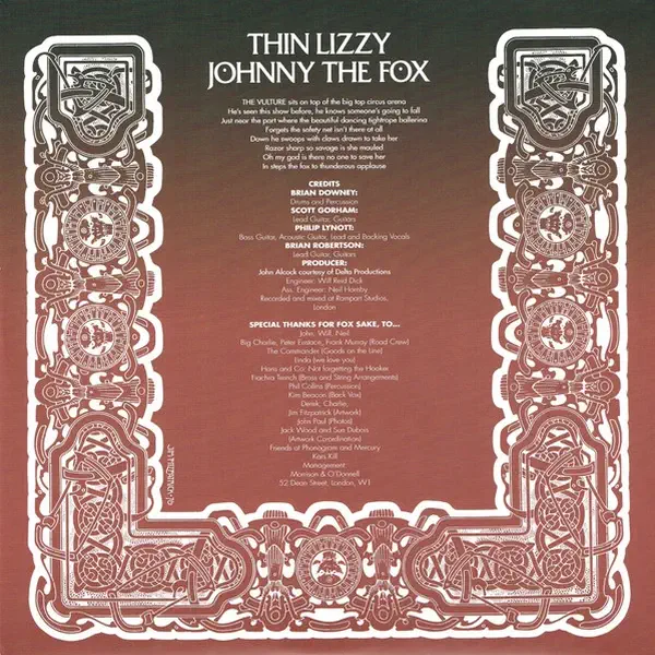 Thin Lizzy - Johnny The Fox