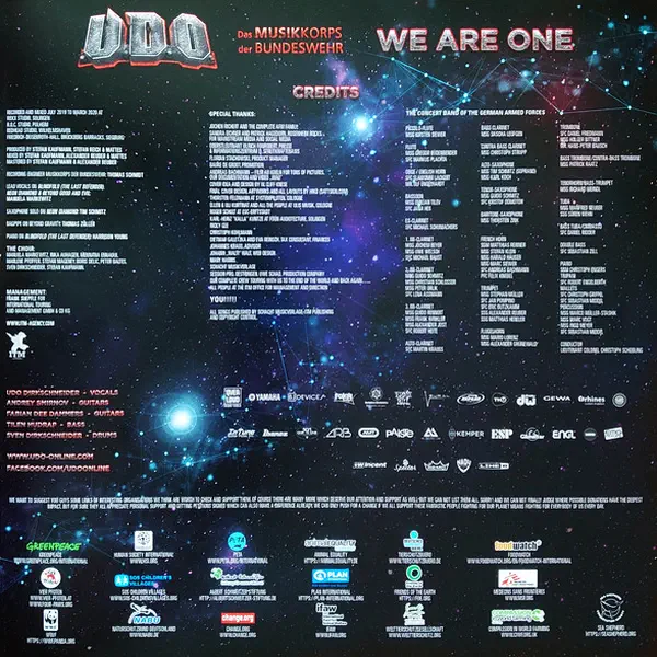 U.D.O. - Das Musikkorps Der Bundeswehr - We Are One