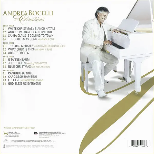 Andrea Bocelli - My Christmas – Vinilinės plokštelės