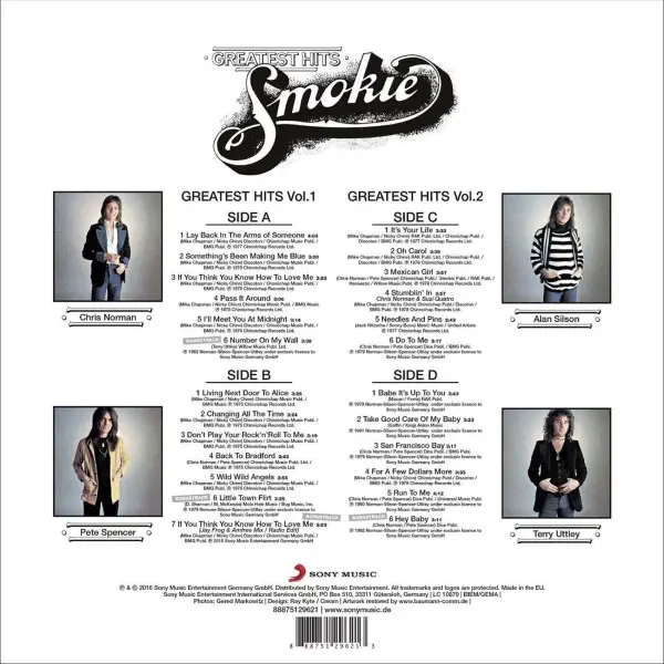 Smokie - Greatest Hits – Vinilinės plokštelės