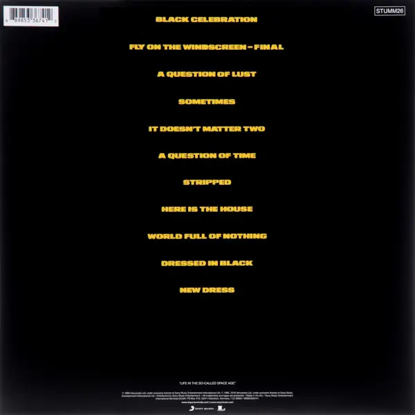 Depeche Mode - Black Celebration – Vinilinės plokštelės