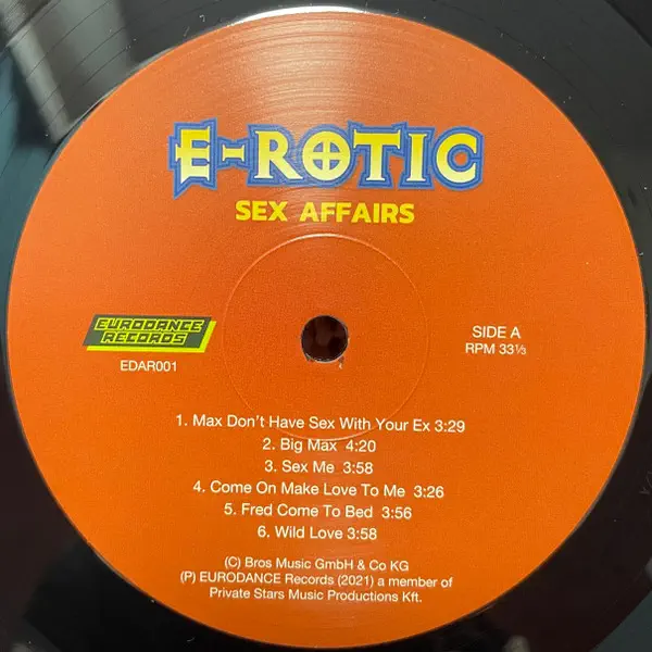 E-Rotic - Sex Affairs – Vinilinės plokštelės
