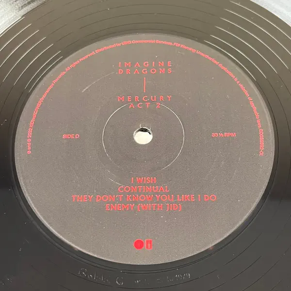 Imagine Dragons - Mercury: Act 2 – Vinilinės plokštelės