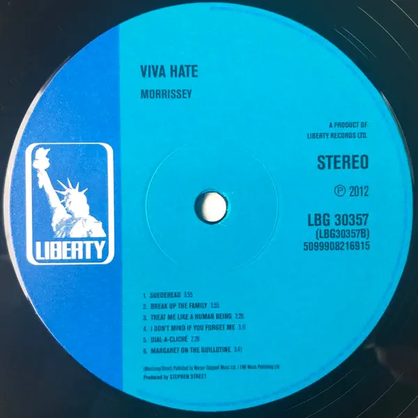 Morrissey - Viva Hate – Vinilinės plokštelės