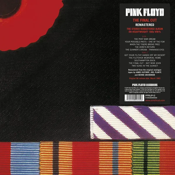Pink Floyd - The Final Cut – Vinilinės plokštelės
