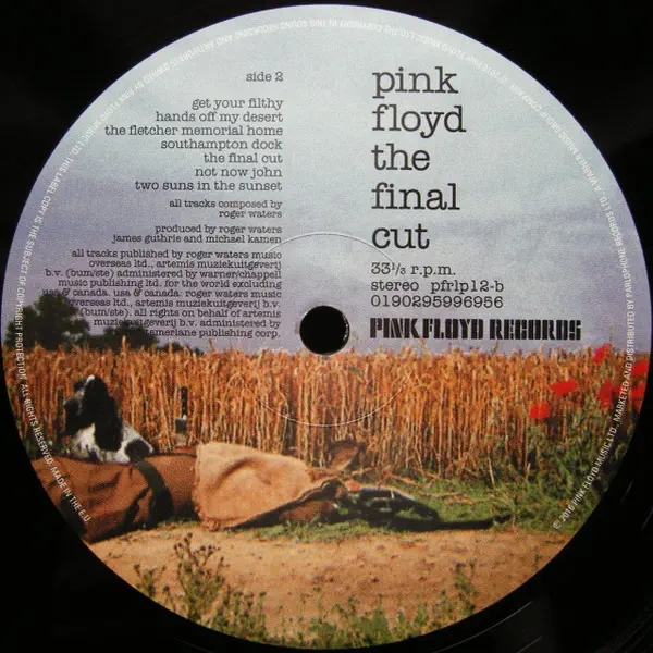 Pink Floyd - The Final Cut – Vinilinės plokštelės