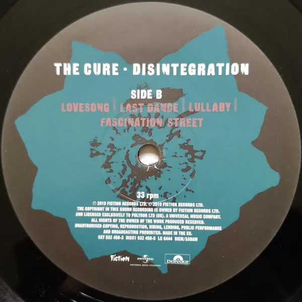 The Cure - Disintegration