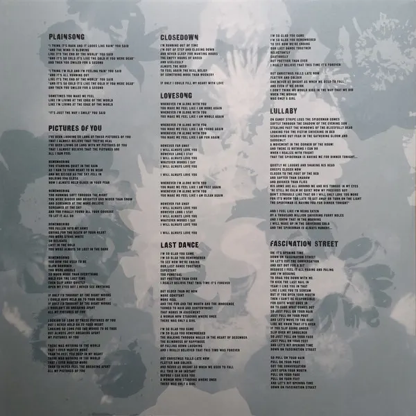 The Cure - Disintegration