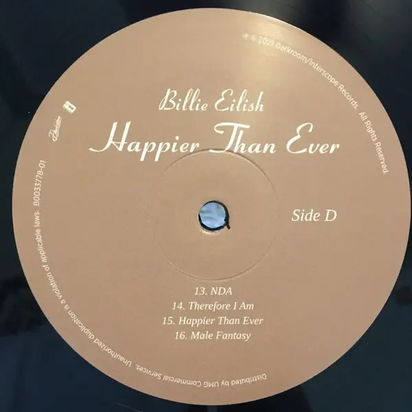 Billie Eilish Happier Than Ever 2LP LPManija lt Billie Eilish Happier Than Ever 2LP LPManija lt