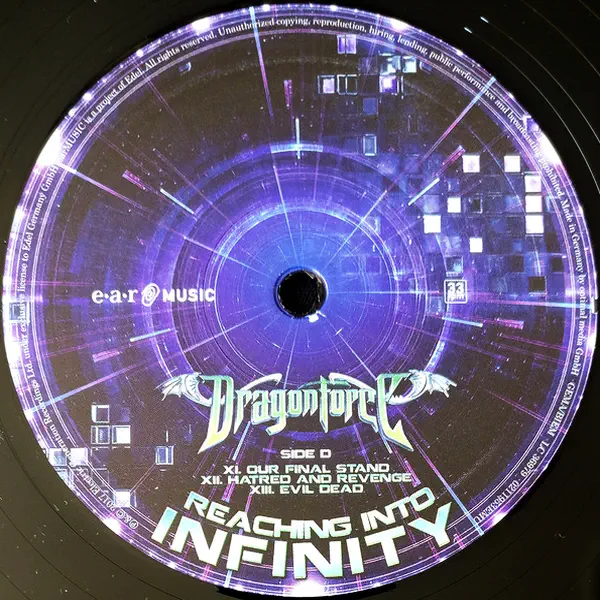 DragonForce - Reaching Into Infinity – Vinilinės plokštelės