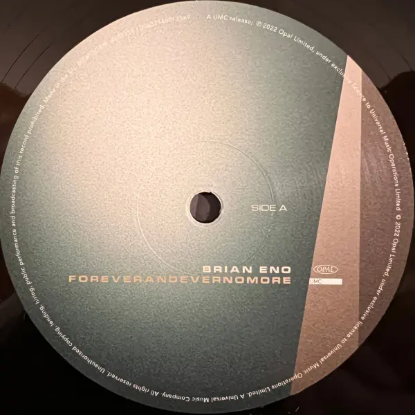 Brian Eno - Foreverandevernomore – Vinilinės plokštelės