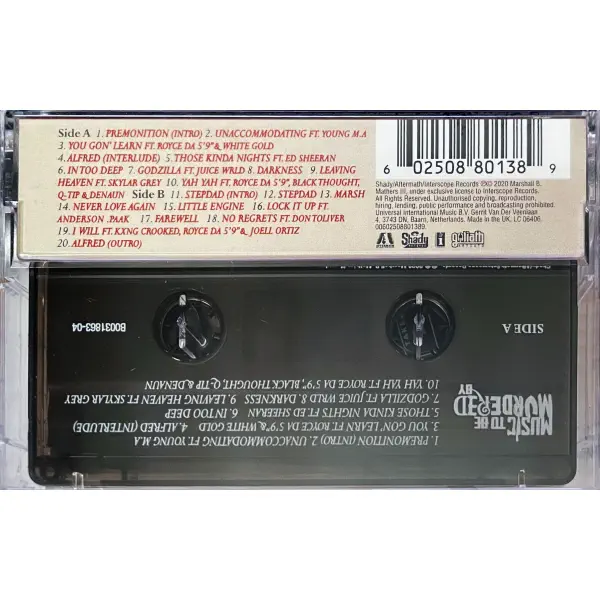 Eminem - Music To Be Murdered By – Audiokasetės