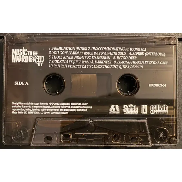Eminem - Music To Be Murdered By – Audiokasetės