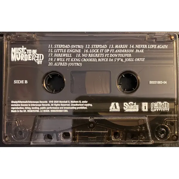 Eminem - Music To Be Murdered By – Audiokasetės