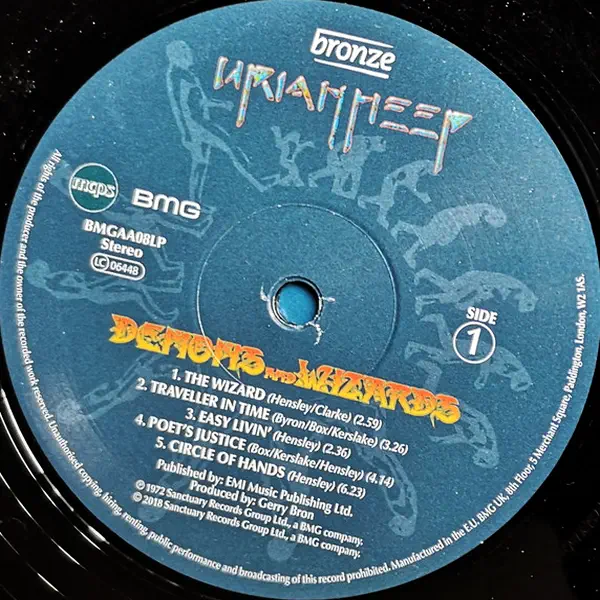 Uriah Heep - Demons And Wizards – Vinilinės plokštelės