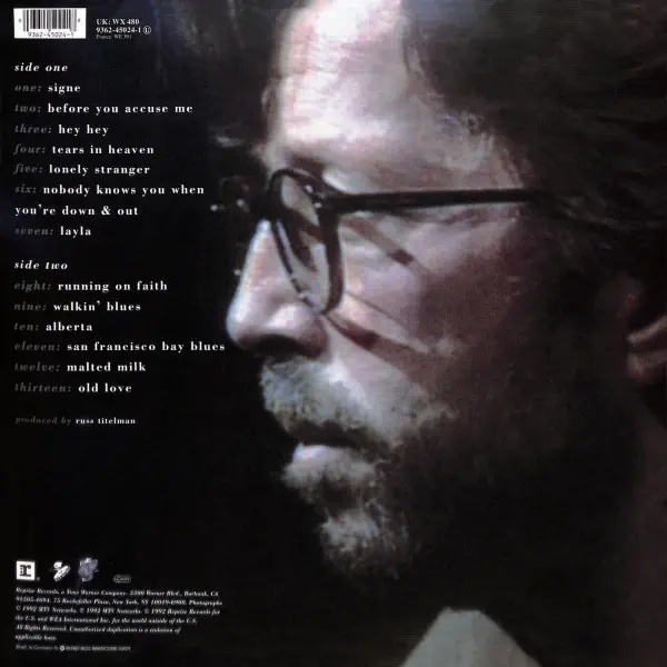 Eric Clapton – Unplugged – Vinilinės plokštelės