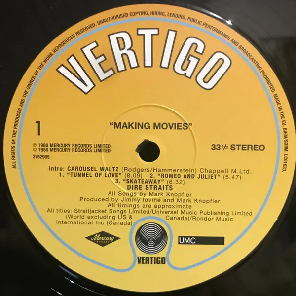 Dire Straits - Making Movies – Vinilinės plokštelės
