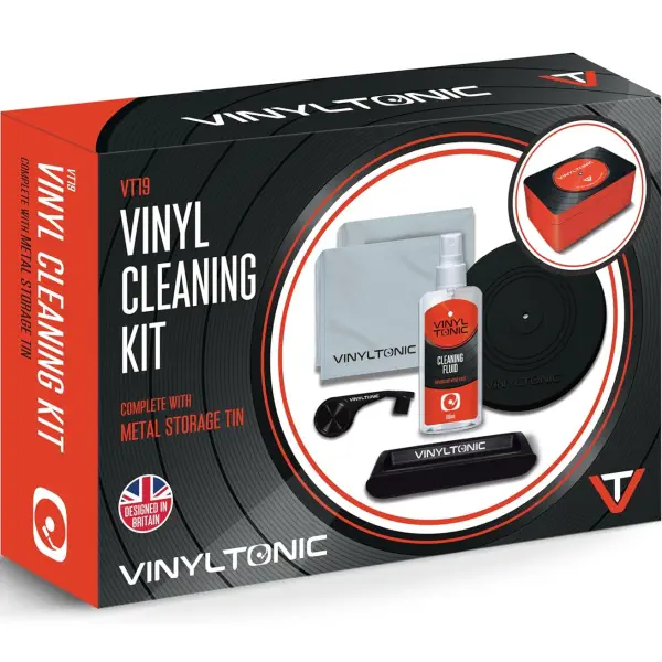 Vinyl Tonic Vinyl Cleaning Kit in Tin – Valymo priemonės plokštelėms