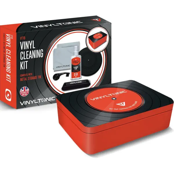 Vinyl Tonic Vinyl Cleaning Kit in Tin – Valymo priemonės plokštelėms
