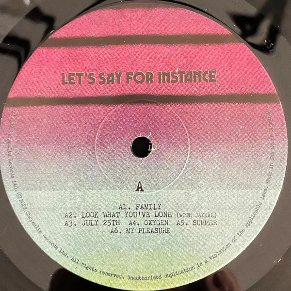 Emeli Sandé - Let's Say For Instance – Vinilinės plokštelės