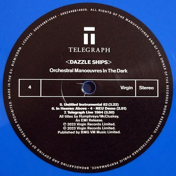 Orchestral Manoeuvres In The Dark - Dazzle Ships