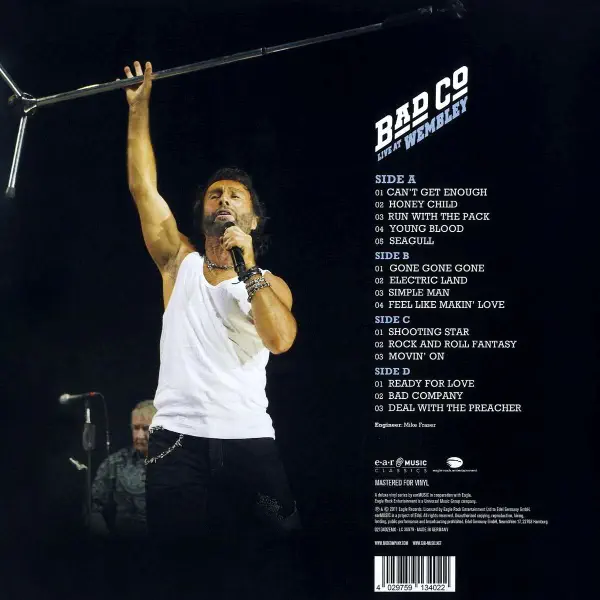 Bad Company - Live At Wembley – Vinilinės plokštelės
