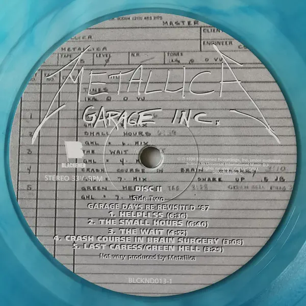 Metallica - Garage Inc. – Vinilinės plokštelės