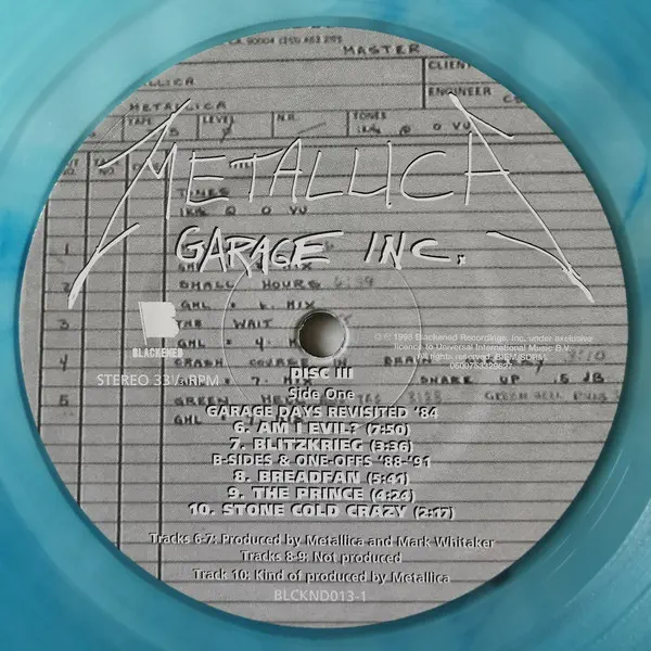 Metallica - Garage Inc. – Vinilinės plokštelės