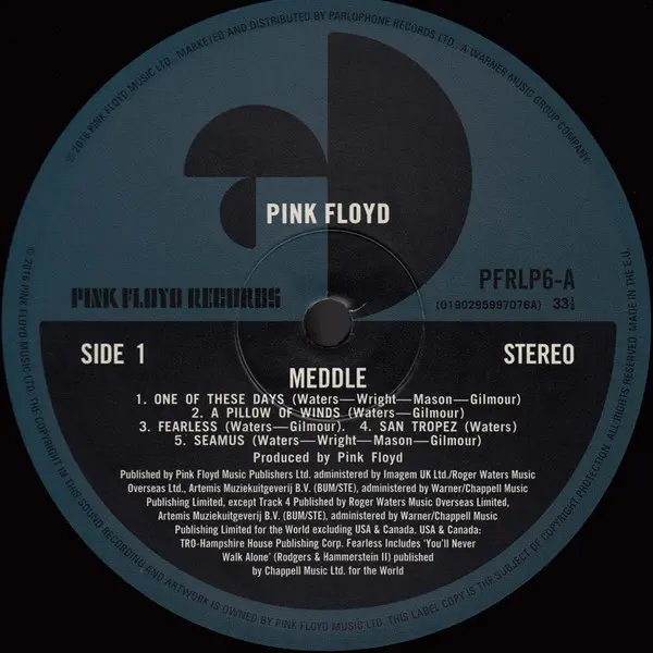 Pink Floyd - Meddle – Vinilinės plokštelės
