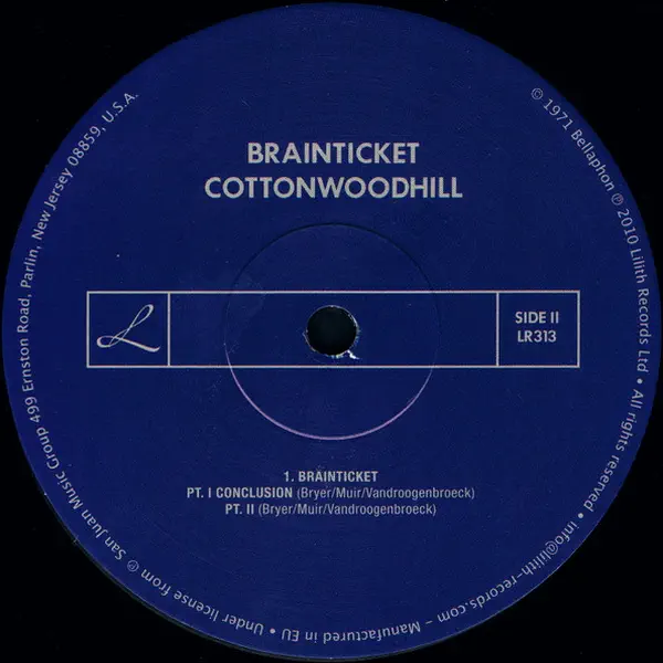 Brainticket - Cottonwoodhill – Vinilinės plokštelės
