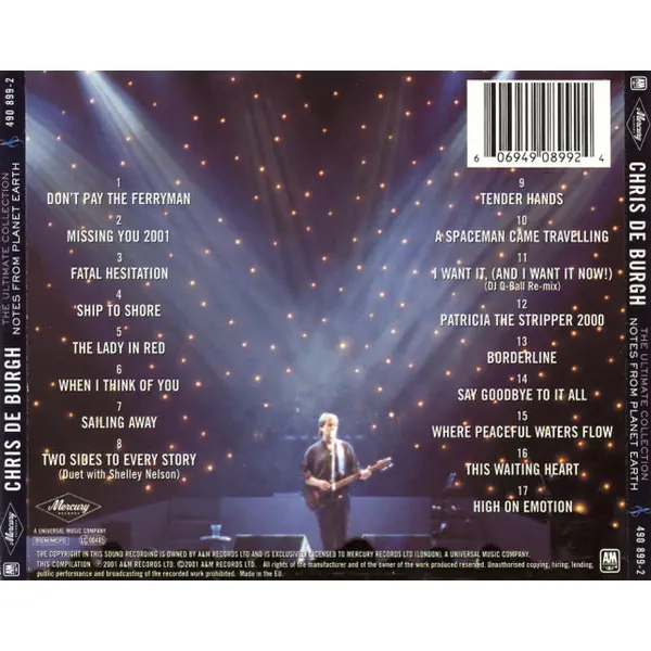 Chris De Burgh - Notes From Planet Earth: The Ultimate Collection