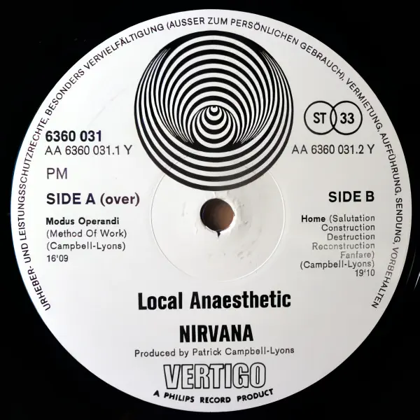 Nirvana - Local Anaesthetic