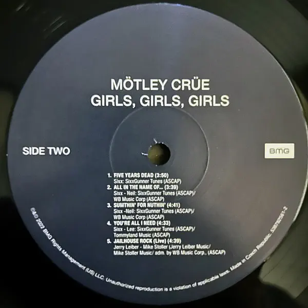 Mötley Crüe - Girls! Girls! Girls!