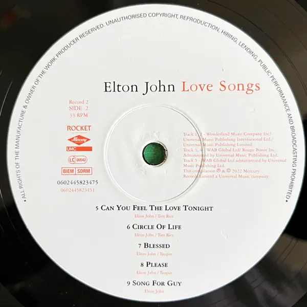 Elton John - Love Songs