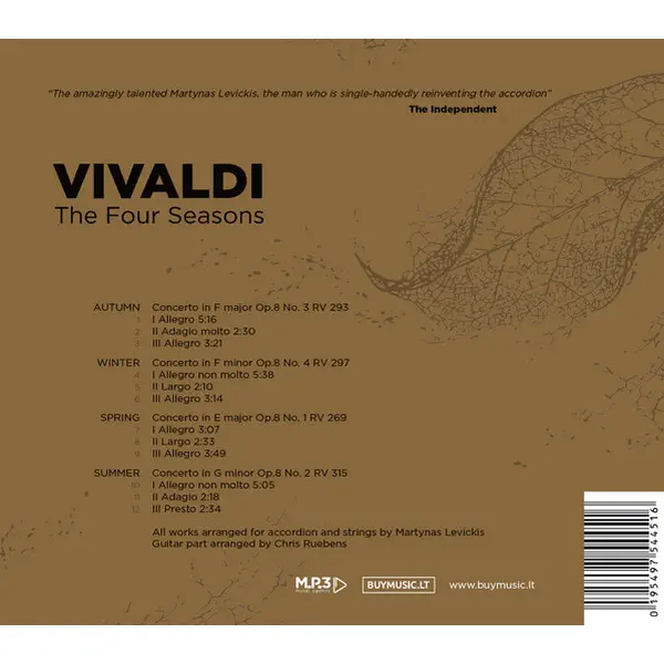 Martynas Levickis - Vivaldi: The Four Seasons