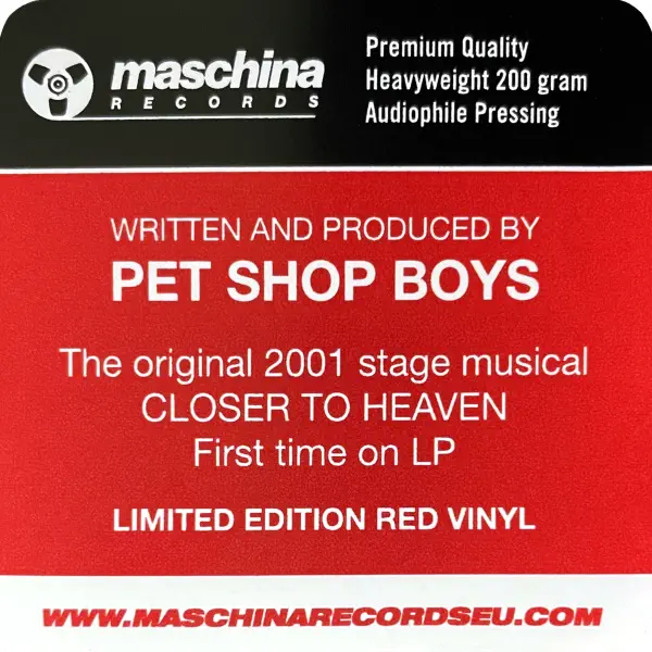 Pet Shop Boys and Jonathan Harvey - Closer To Heaven: Musical