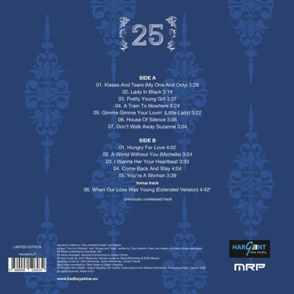 Bad Boys Blue - 25 (The 25th Anniversary Album)