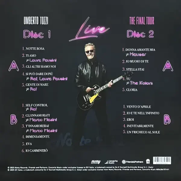Umberto Tozzi - L'Ultima Notte Rosa Live: The Final Tour