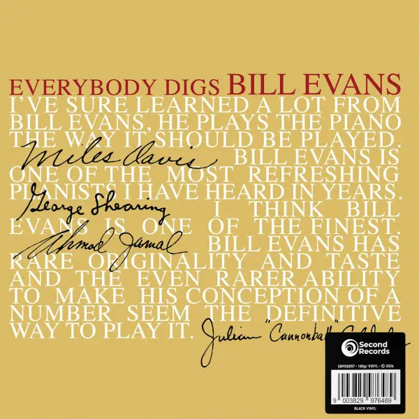 Bill Evans Trio - Everybody Digs Bill Evans