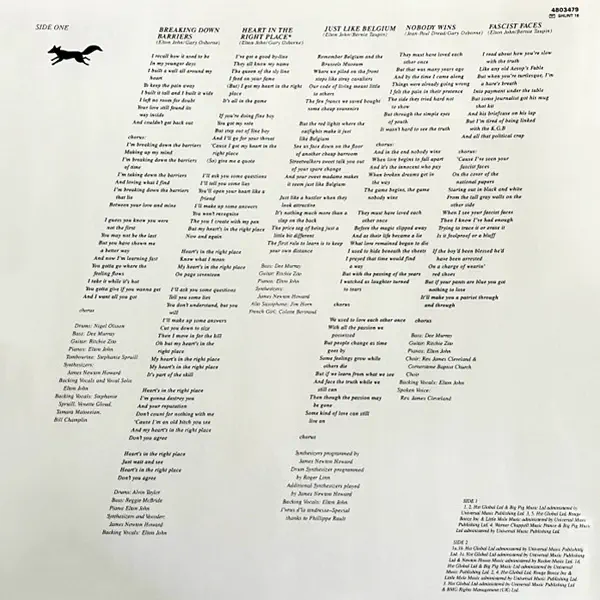 Elton John - The Fox